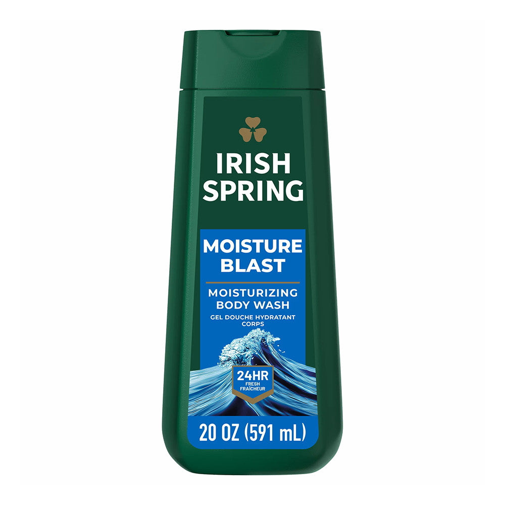 Irish Spring Moisture Blast Body Wash for Men, 20 Oz